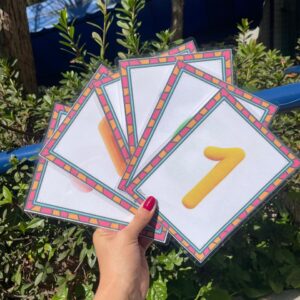 Plaquinhas para massinha